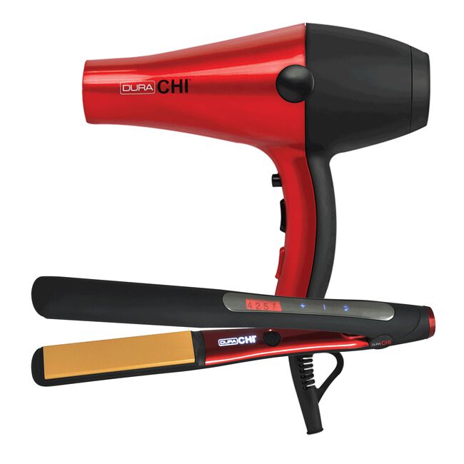 CHI Dura Hair Dryer with Dura Flat Iron - 1 Inch
