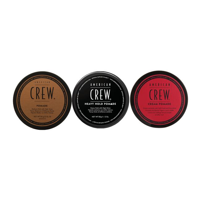 Classic Pomade, Heavy Hold Pomade, Cream Pomade - 3 Count