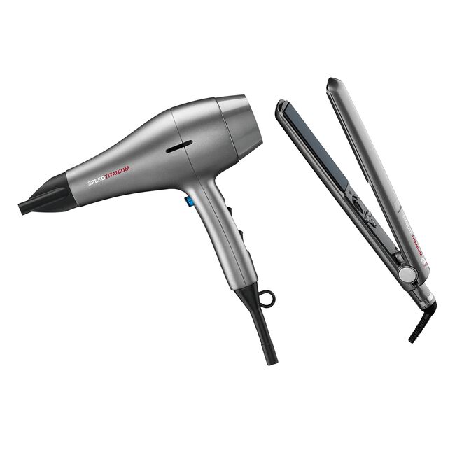 RuskPRO Titanium Flat Iron, Titanium Hair Dryer