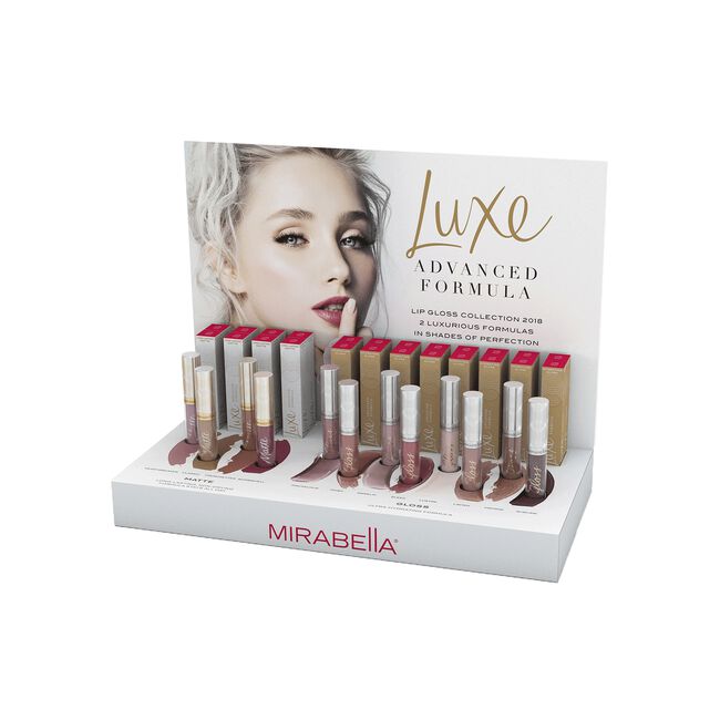 Luxe Advanced Formula Lip Gloss Intro - 24 Count Display