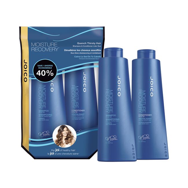 Moisture Recovery Shampoo, Conditioner Liter Duo