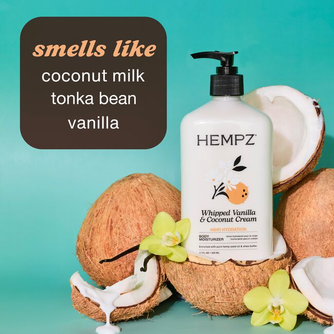 Whipped Vanilla Coconut Cream Herbal Body Moisturizer