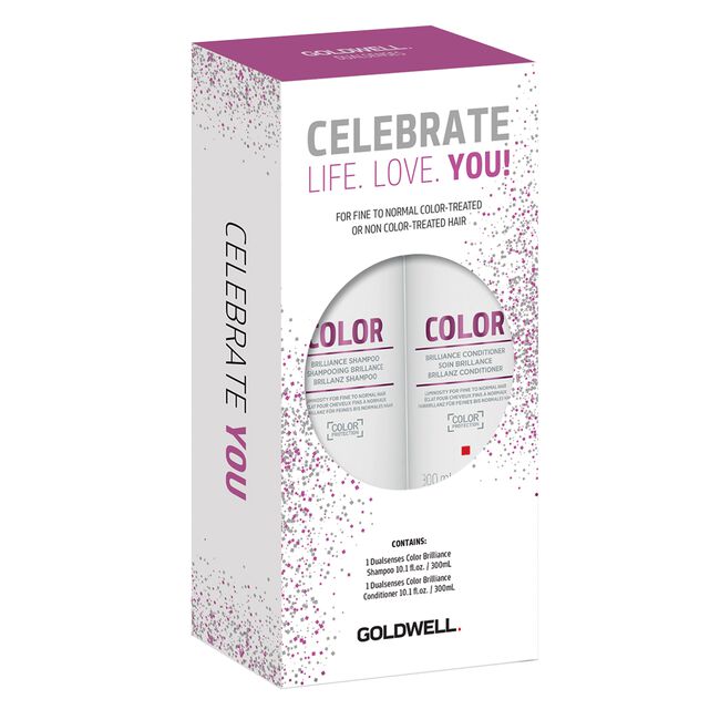 Dualsenses Color Brilliance Shampoo, Conditioner Holiday Set