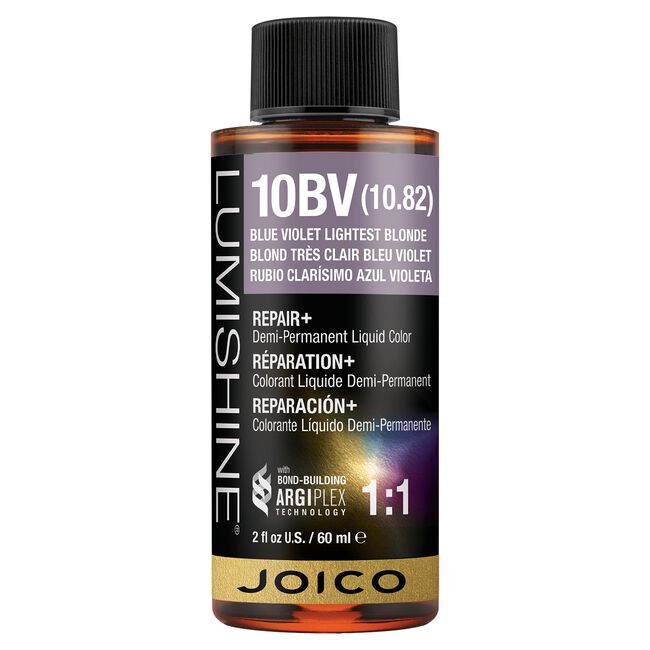 10BV Blue Violet Lightest Blonde LumiShine Demi-Permanent Liquid Hair Color