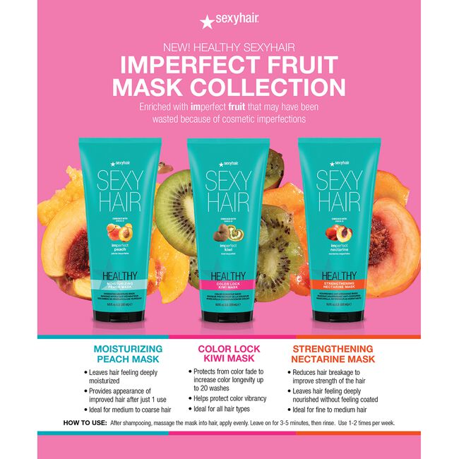 Healthy Sexy Hair Moisturizing Peach Mask