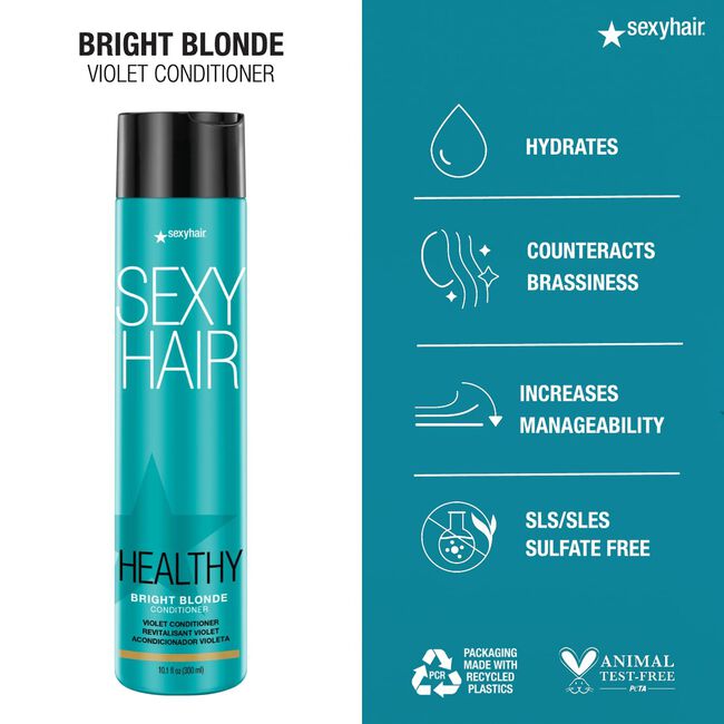 Healthy Sexy Hair Bright Blonde Violet Conditioner