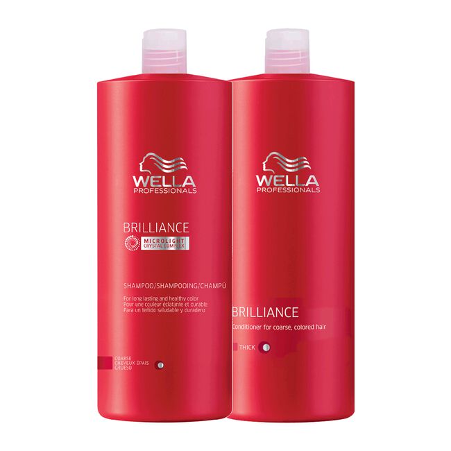 Brilliance Shampoo,Conditioner for Coarse Color-Treated Hair