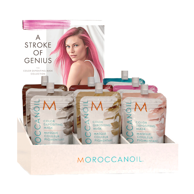 Moroccanoil Color Depositing Mask - 35 Piece Display - Moroccanoil |  CosmoProf
