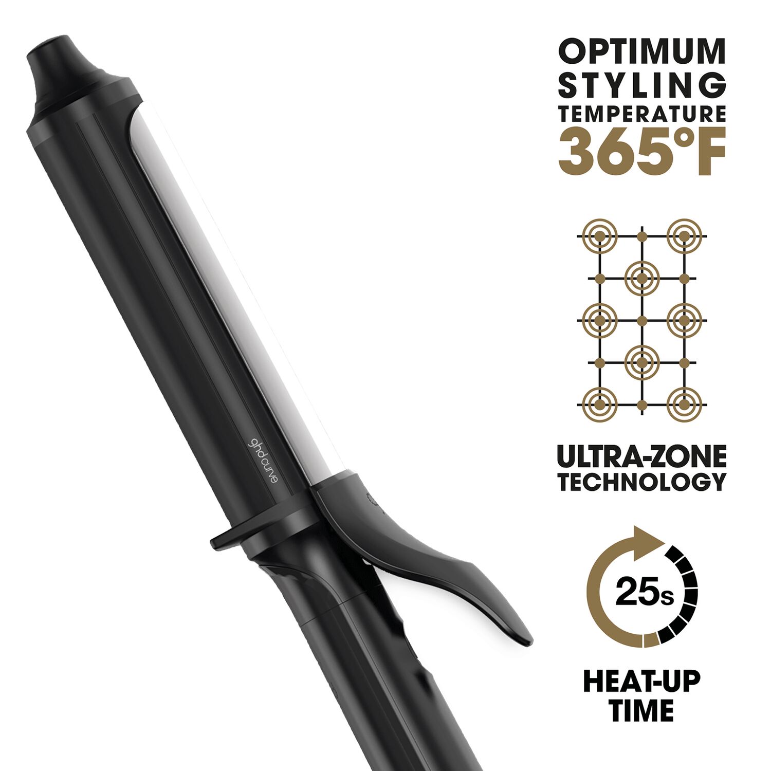 Soft 1.25 Inch Curling Iron - GHD (Good Hair Day) | CosmoProf