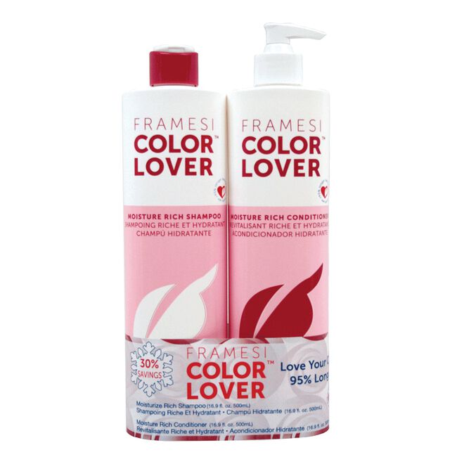 Color Lover Moisture Rich Shampoo & Conditioner Duo Framesi CosmoProf