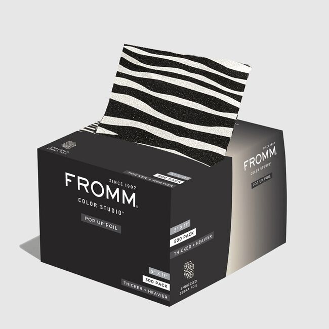 5 x 11 Embossed Pop Up Foil Zebra Print