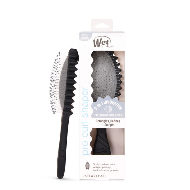 Black Curl Shaper Detangler Brush