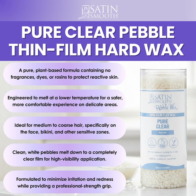 Pure Clear Thin-Film Flex Pebble Wax