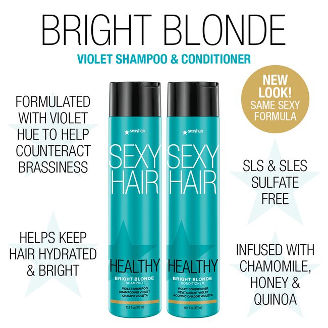 Healthy Sexy Hair Bright Blonde Violet Conditioner