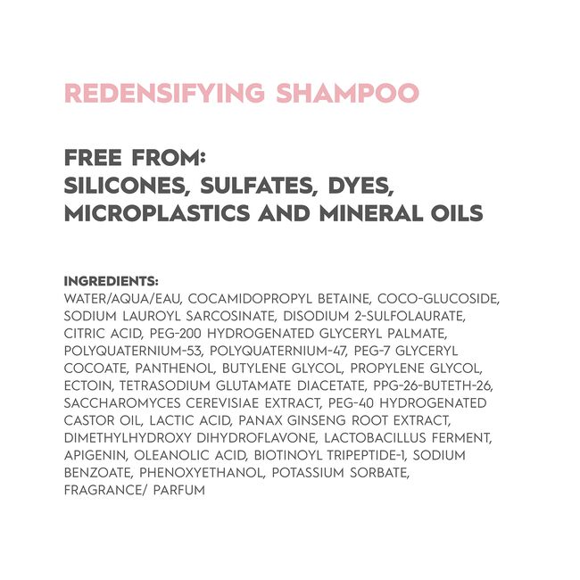 Redensifying Shampoo