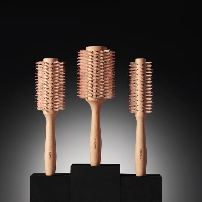 Mission Sleek 1.75 Inch Round Wood Brush