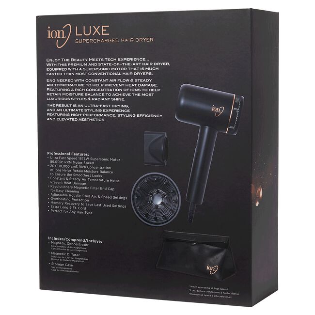 Luxe Supercharged Hair Dryer - ION