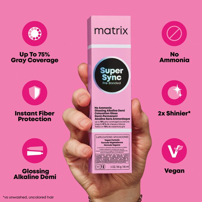 10P Pearl Super Sync Pre-Bonded Alkaline Demi-Permanent Hair Color ...