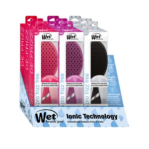 Frizz Free Detangler Brush Display