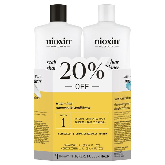 Nioxin System 1 Litre Duo