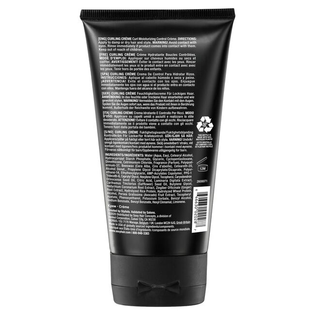 Style Sexy Hair Curling Creme Curl Moisturizing Control Creme
