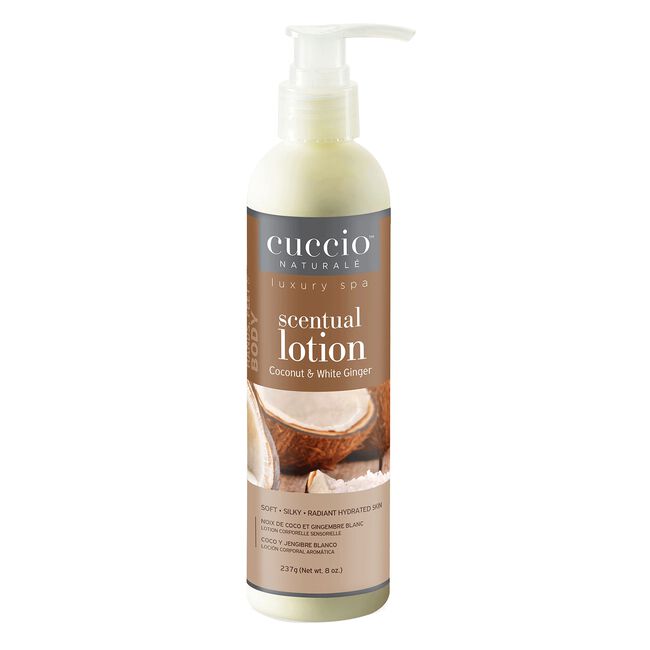 Cuccio Scentual Lotion - Coconut & White Ginger