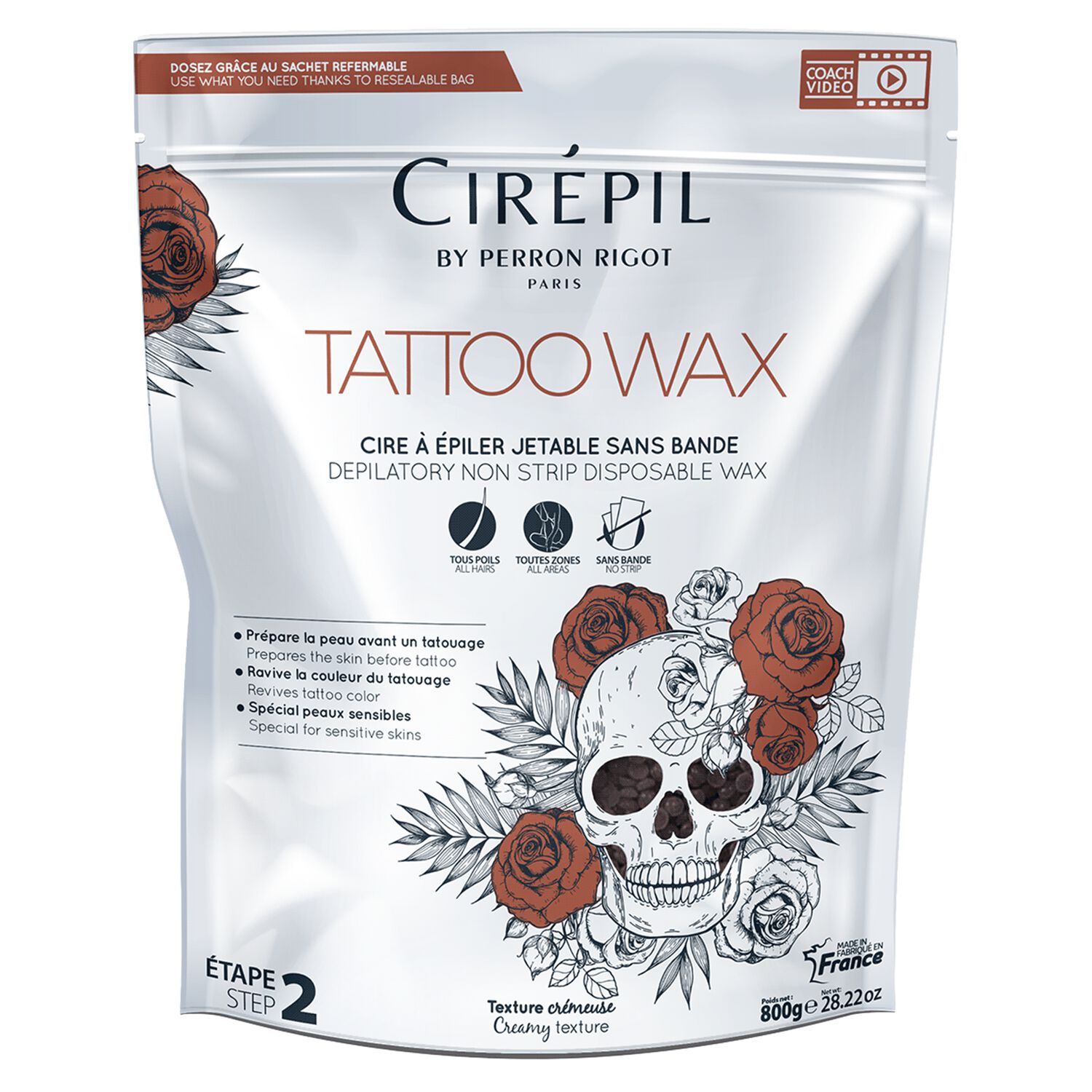 Tattoo Wax Beads 800G Cirepil Wax CosmoProf