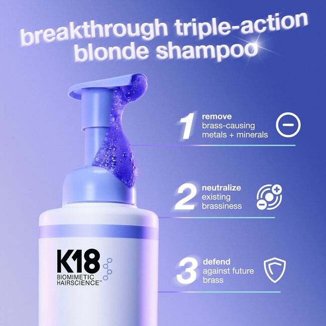 TripleBright Oxidation Defense Purple Shampoo Foam
