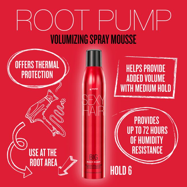 Big Sexy Hair Root Pump Volumizing Spray Mousse