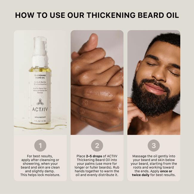 Thickening Beard Oil Unscented