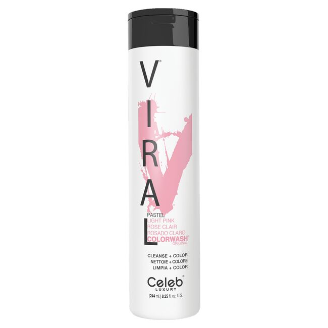 Viral Pastel Light Pink Colorwash