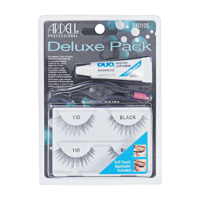 Black Deluxe Lashes 110 Twin Pack