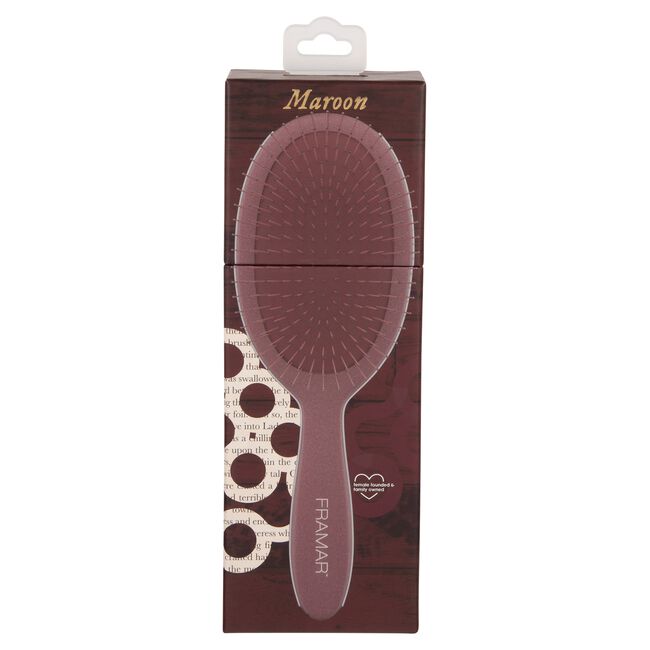 Maroon Dark Academia Detangle Brush