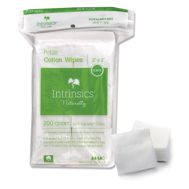 Petite Cotton Wipes 2 Inch x 2 Inch - 200 Count