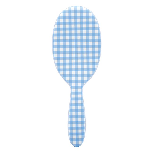 Gingham Blue Detangle Brush