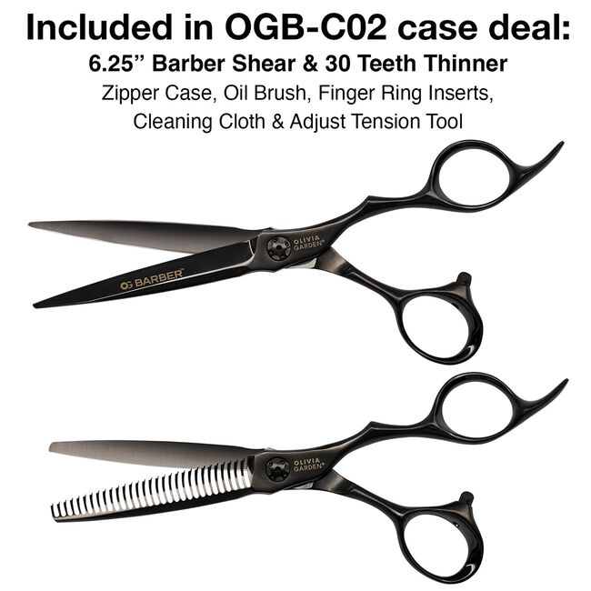 Barber Titanium 6.25 Inch Shear with Thinner
