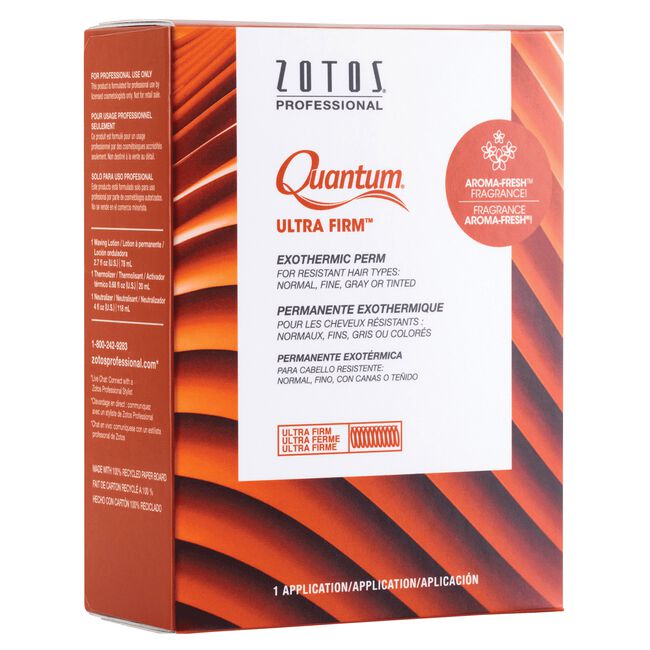 Quantum Ultra Firm Exothermic Perm for Normal, Resistant, or Tinted Hair