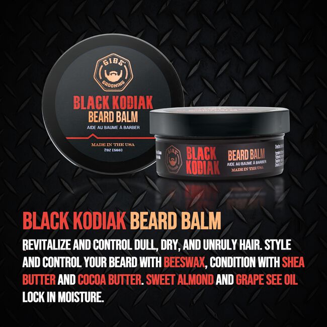 Black Kodiak Beard Balm