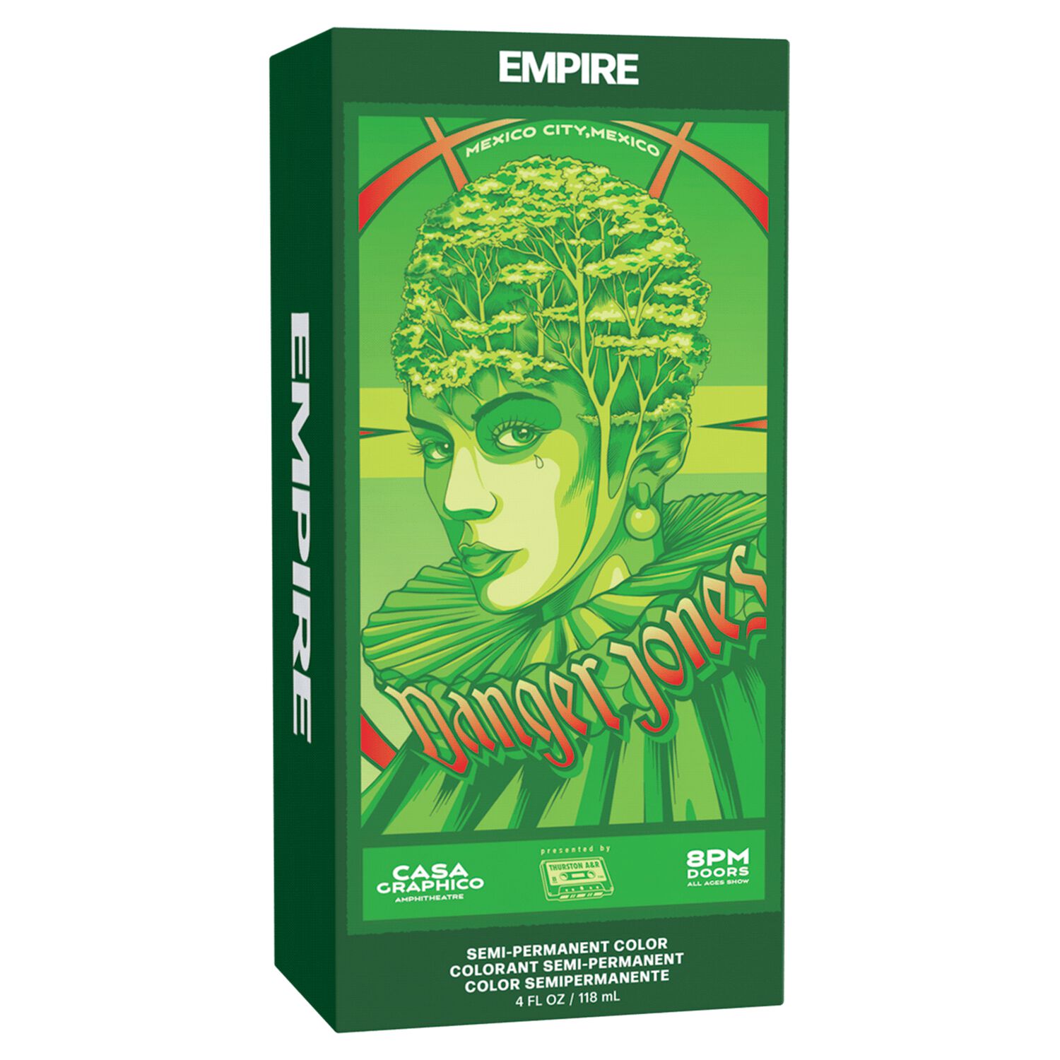 Empire Green SemiPermanent Hair Color Danger Jones CosmoProf