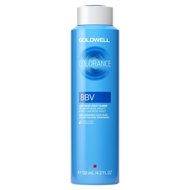 8BV Light Beige Violet Blonde Colorance Demi-Permanent Hair Color Canister