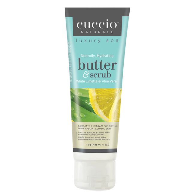 Cuccio Butter & Scrub - White Limetta & Aloe Vera