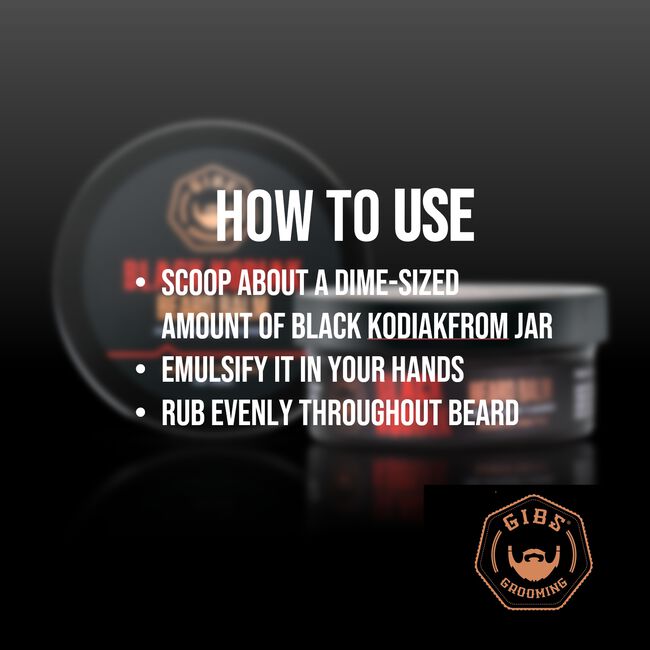 Black Kodiak Beard Balm