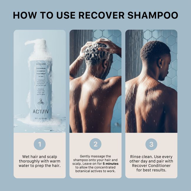 Recover Thickening Shampoo Treatment for Men