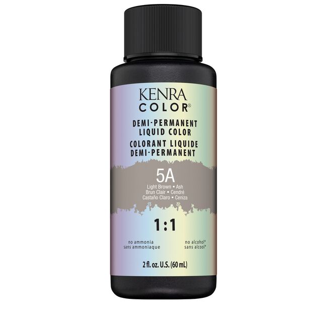 5A Light Brown Ash Demi-Liquid Permanent Color
