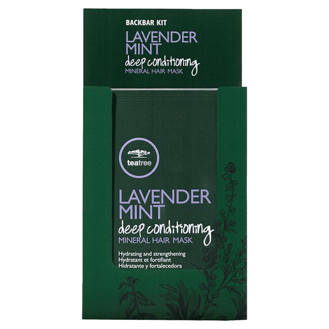 Lavender Mint Deep Conditioning Mineral Hair Mask - 10 count