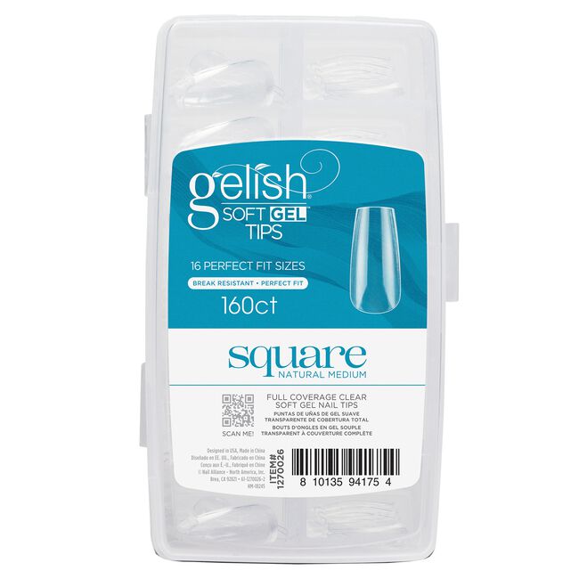 Medium Square Soft Gel Tips