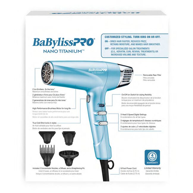 Nano Titanium High Speed Dual Ionic Dryer