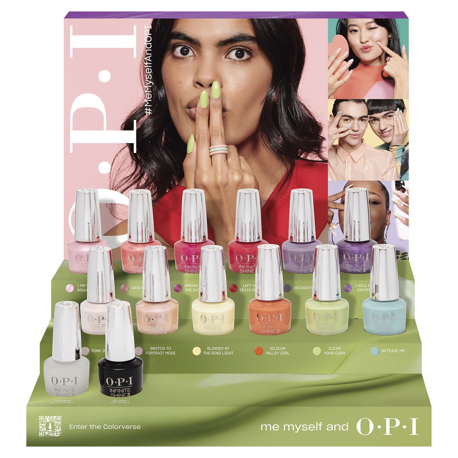 Me, Myself, and OPI Infinite Shine Display OPI CosmoProf
