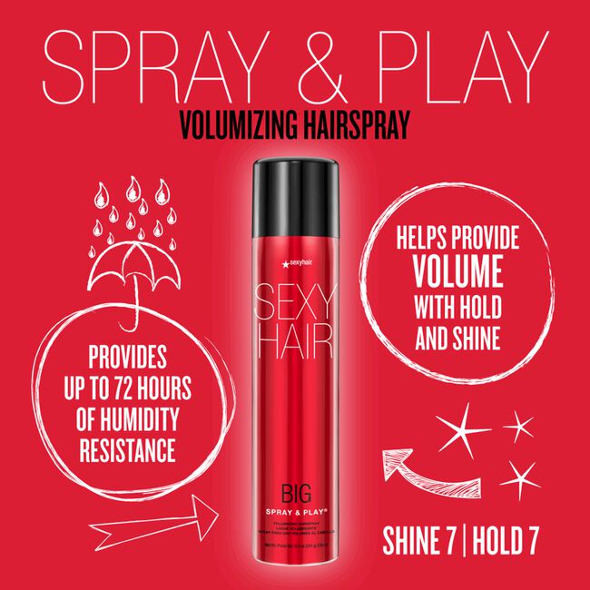  SexyHair Big Spray & Play Lush Life Scented Volumizing