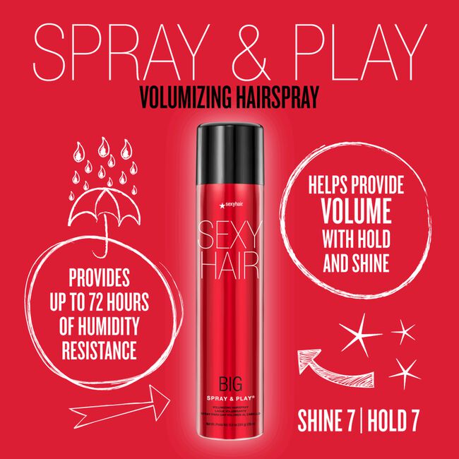 Big Sexy Hair Spray & Play Volumizing Hairspray - Sexy Hair Concepts |  CosmoProf